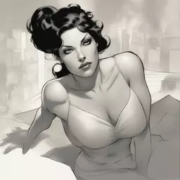 a character by Adam Hughes