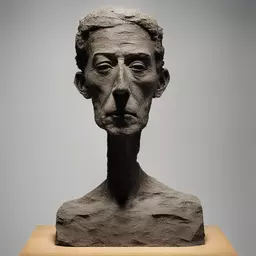 a character by Alberto Giacometti
