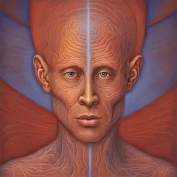 a character by Alex Grey