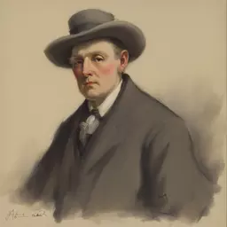 a character by Alfred Heber Hutty