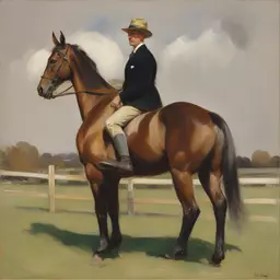 a character by Alfred Munnings