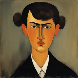 a character by Amedeo Modigliani
