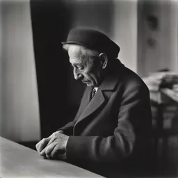 a character by Andre Kertesz