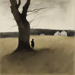a character by Andrew Wyeth
