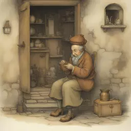a character by Anton Pieck