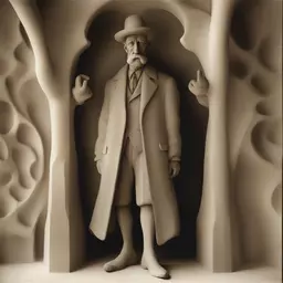 a character by Antoni Gaudi