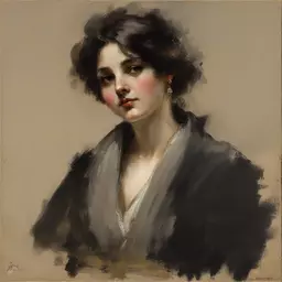 a character by Antonio Mancini