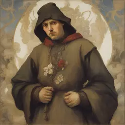 a character by Apollinary Vasnetsov