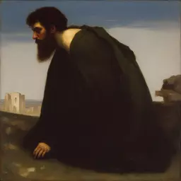 a character by Arnold Bocklin