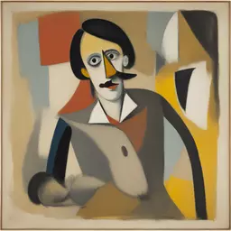 a character by Arshile Gorky