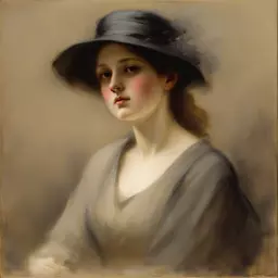 a character by Arthur Hacker