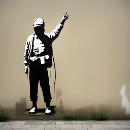 a character by Banksy