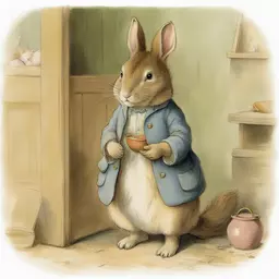 a character by Beatrix Potter