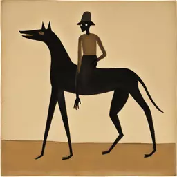 a character by Bill Traylor