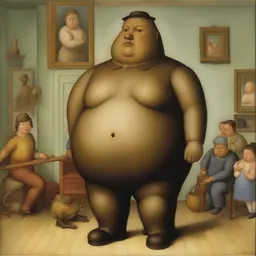 a character by Botero