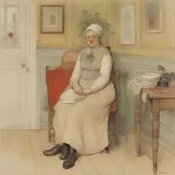 a character by Carl Larsson