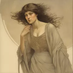 a character by Carlos Schwabe