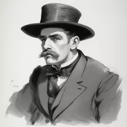 a character by Charles Dana Gibson