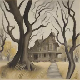 a character by Charles E. Burchfield