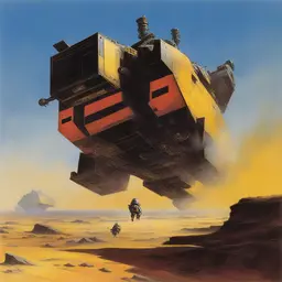 a character by Chris Foss