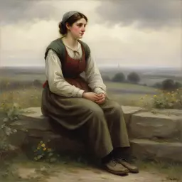a character by Daniel Ridgway Knight