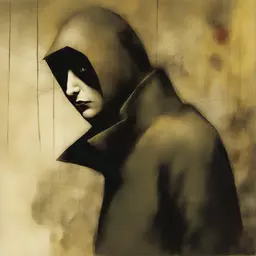 a character by Dave McKean