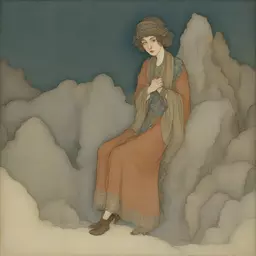 a character by Edmund Dulac