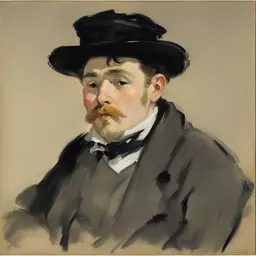 a character by Edouard Manet