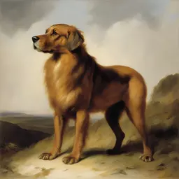 a character by Edwin Henry Landseer