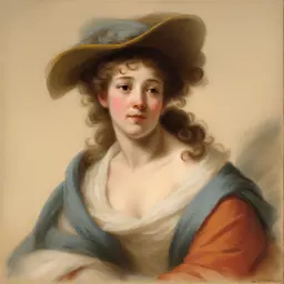 a character by Elisabeth Vigee Le Brun
