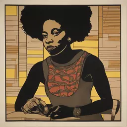a character by Emory Douglas