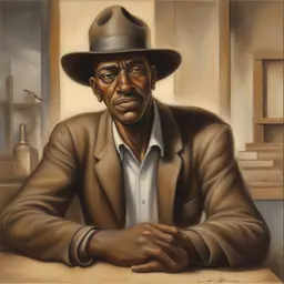 a character by Ernie Barnes