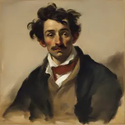 a character by Eugene Delacroix