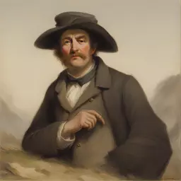 a character by Eugene von Guerard