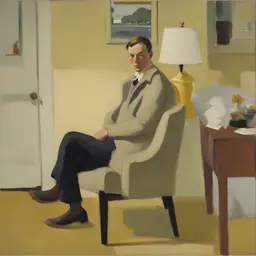 a character by Fairfield Porter
