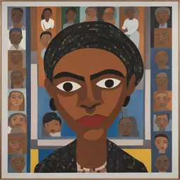 a character by Faith Ringgold