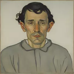 a character by Ferdinand Hodler
