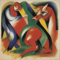 a character by Franz Marc