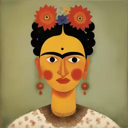 a character by Frida Kahlo