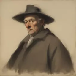 a character by Frits Van den Berghe