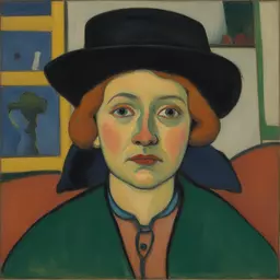 a character by Gabriele Münter