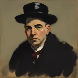 a character by George Luks