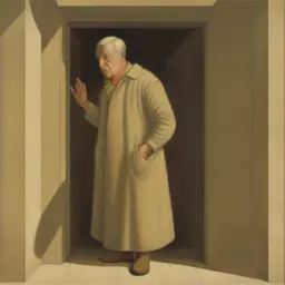a character by George Tooker