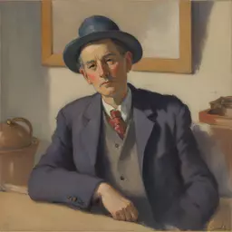 a character by Gifford Beal