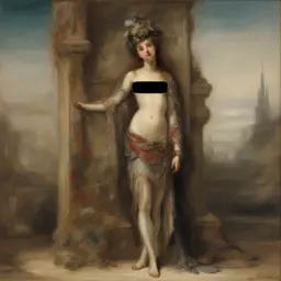 a character by Gustave Moreau