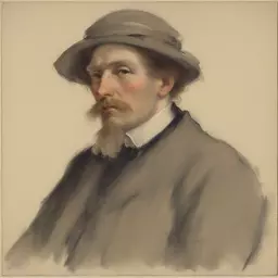 a character by Gustave Van de Woestijne