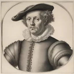 a character by Hendrick Goltzius