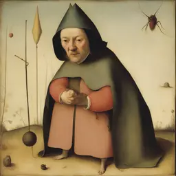 a character by Hieronymus Bosch