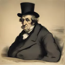 a character by Honoré Daumier