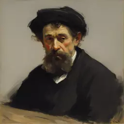 a character by Ilya Repin